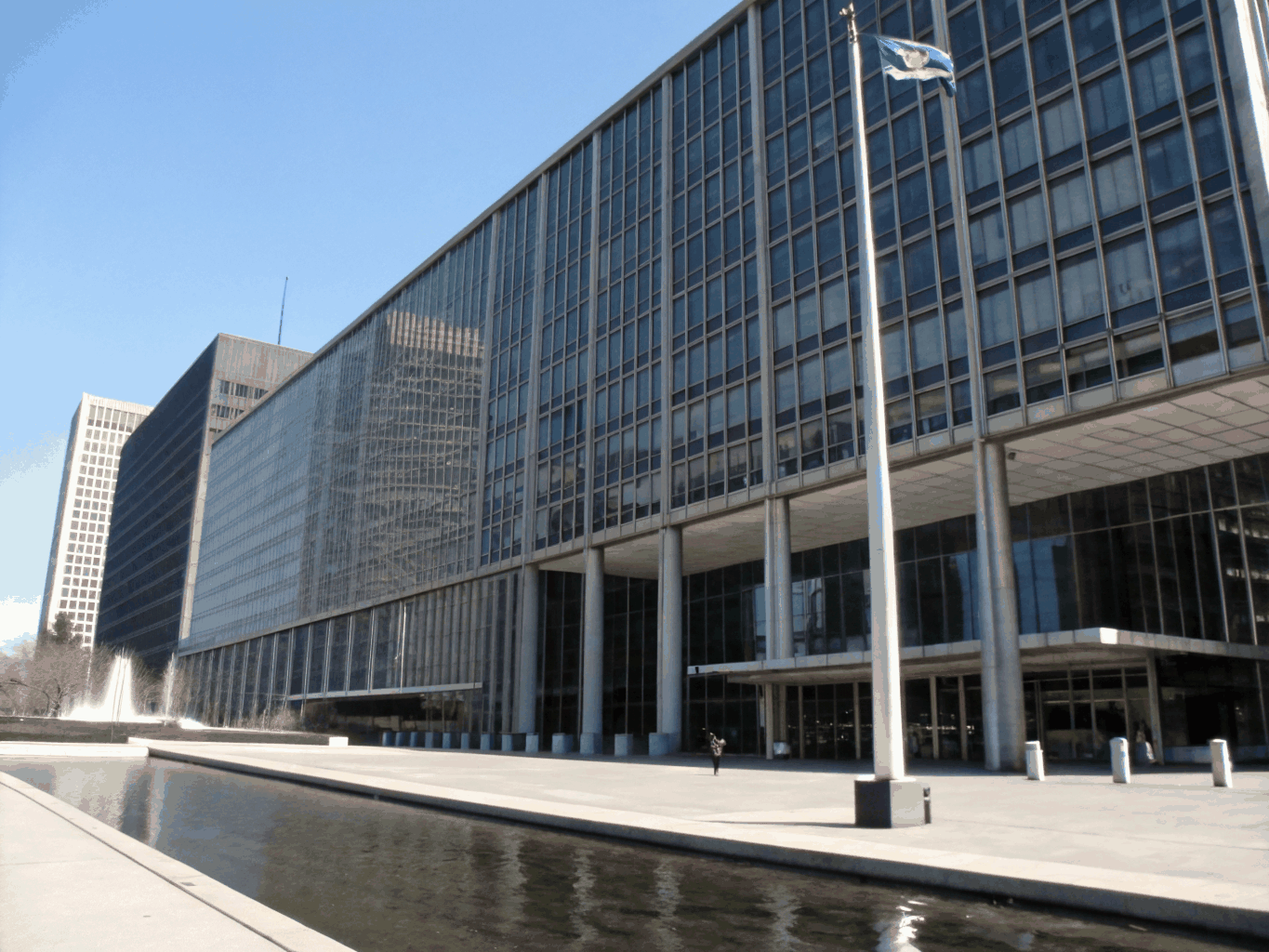 Modern banking headquarters architecture